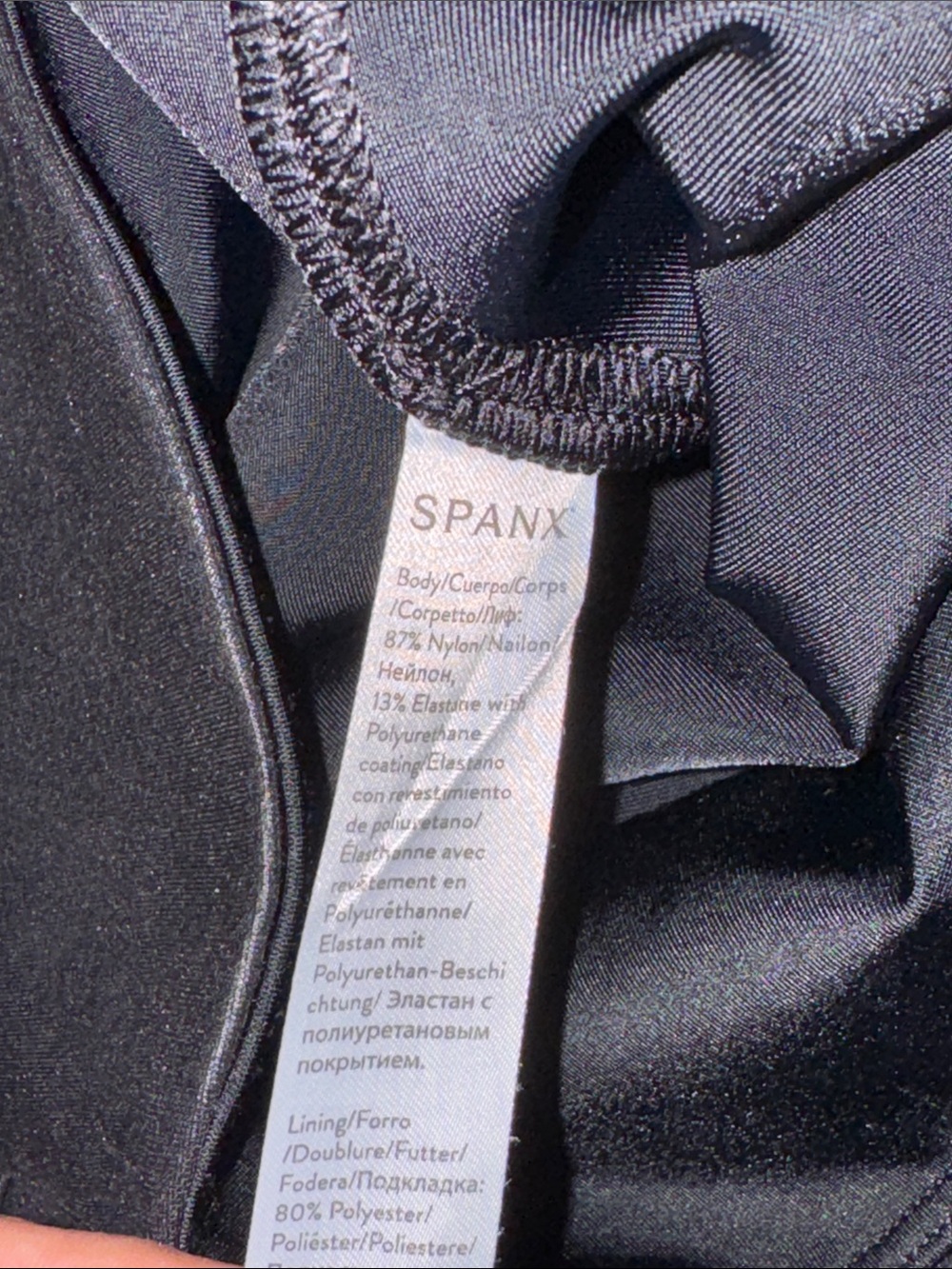 SPANX Faux Leather Leggings - Picture 4 of 7